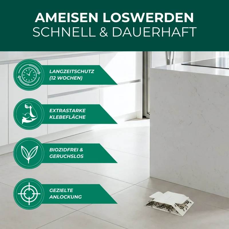 Ameisenfalle – Universal-Klebefalle mit Lockstoff