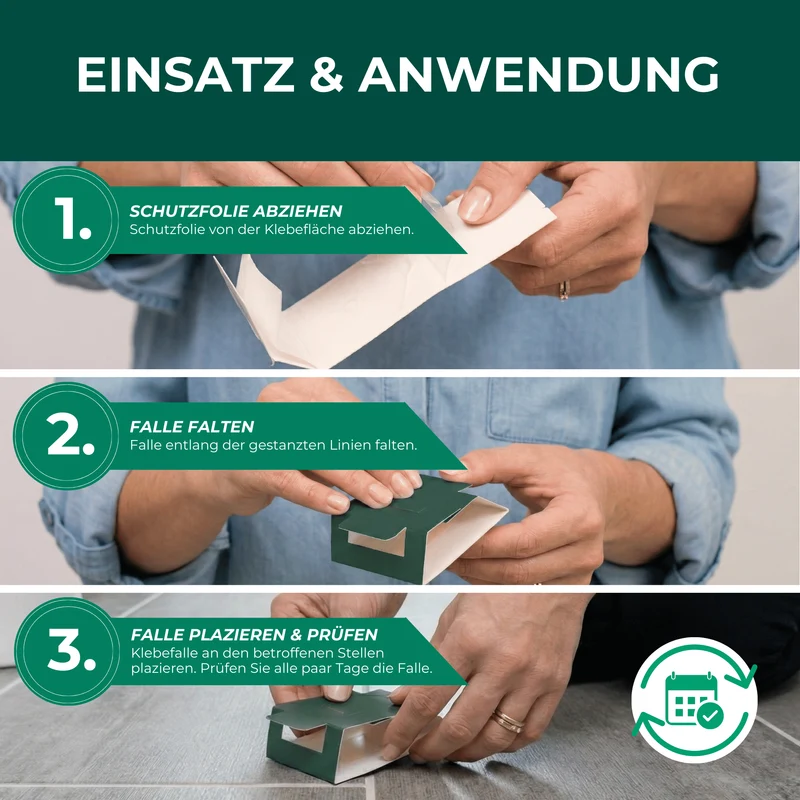 Ungeziefer/ Insektenfalle – Universal-Klebefalle mit Lockstoff