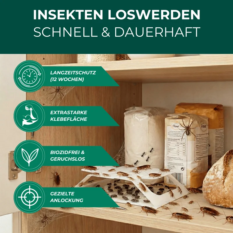 Ungeziefer/ Insektenfalle – Universal-Klebefalle mit Lockstoff