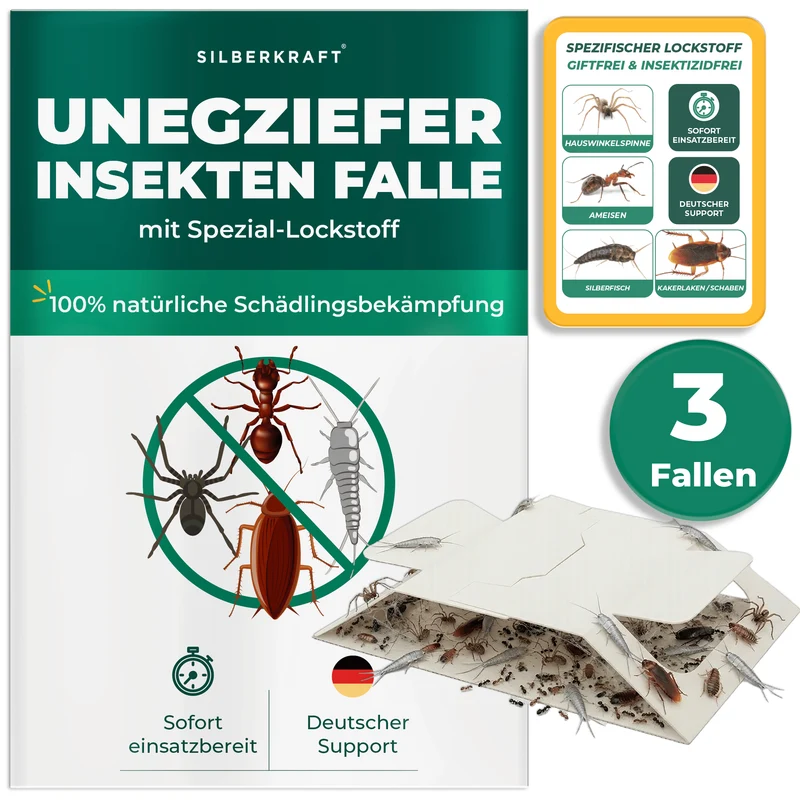 Ungeziefer/ Insektenfalle – Universal-Klebefalle mit Lockstoff