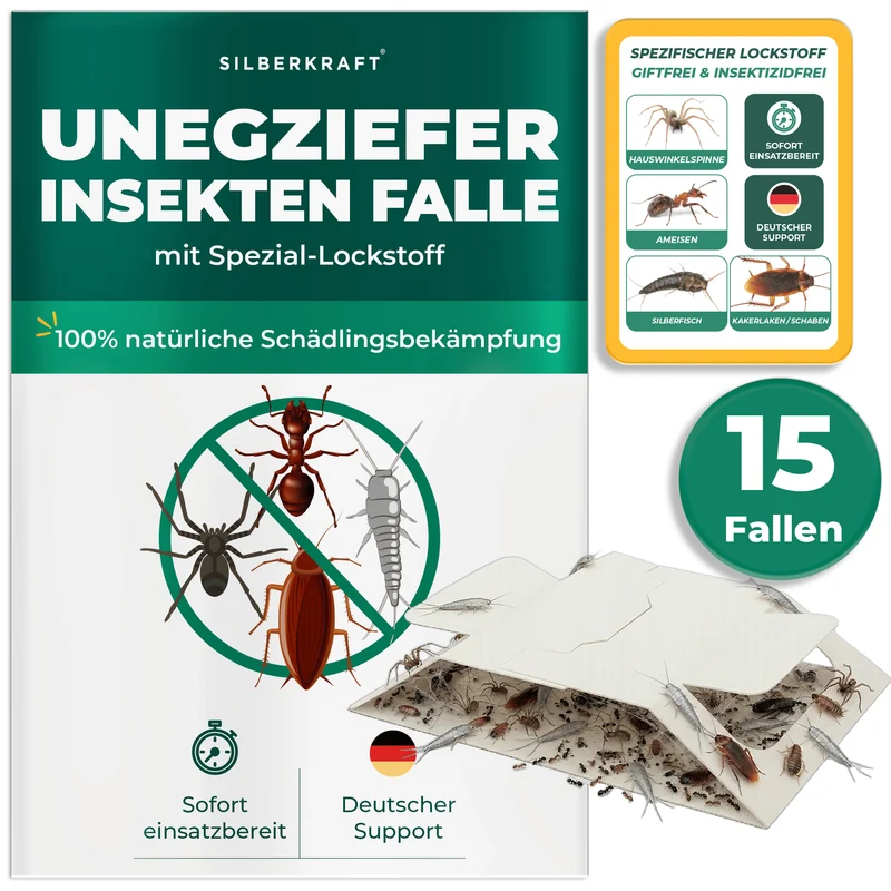 Ungeziefer/ Insektenfalle – Universal-Klebefalle mit Lockstoff