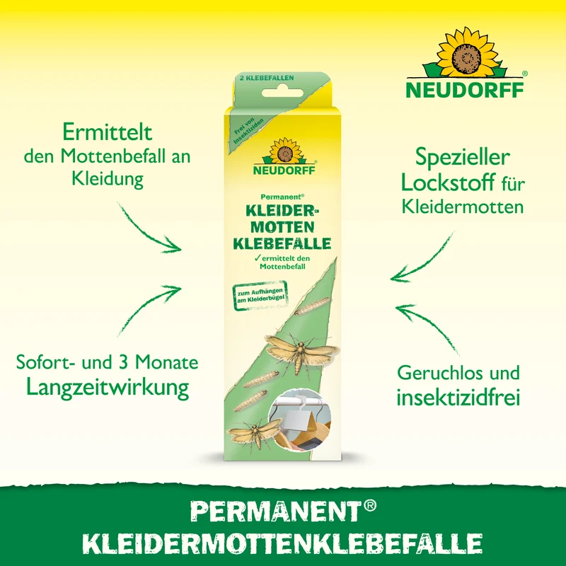 Neudorff Permanent KleidermottenKlebefalle