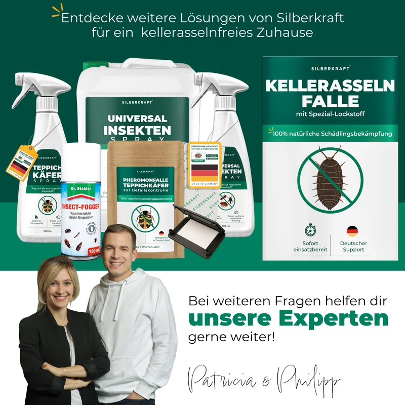 Kellerasselnfalle – Universal-Klebefalle mit Lockstoff