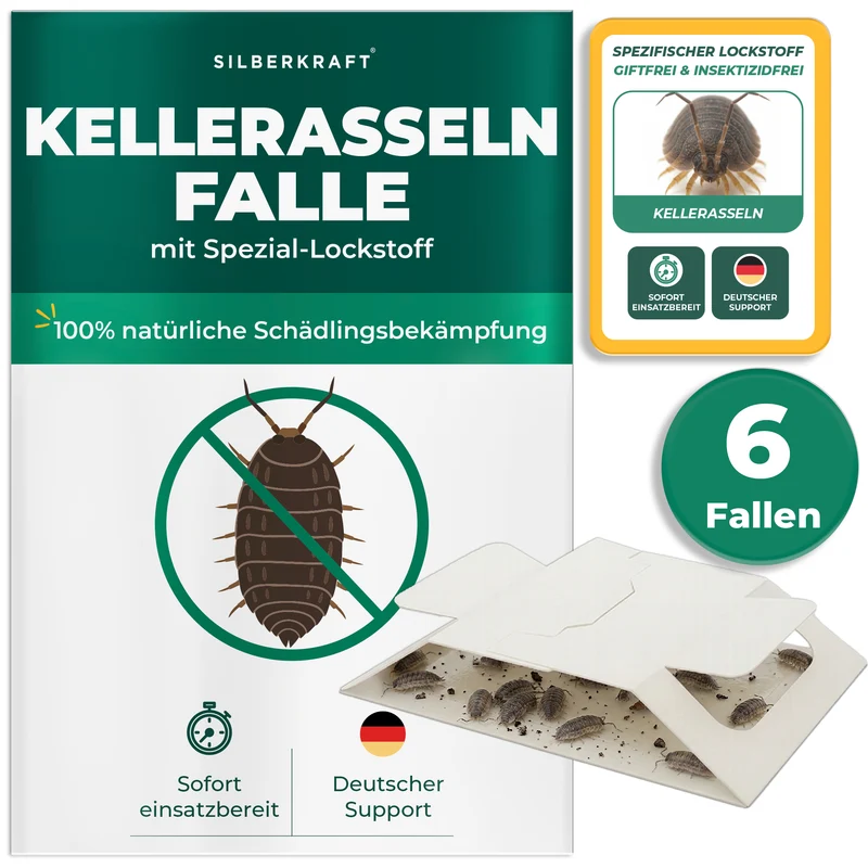 Kellerasselnfalle – Universal-Klebefalle mit Lockstoff