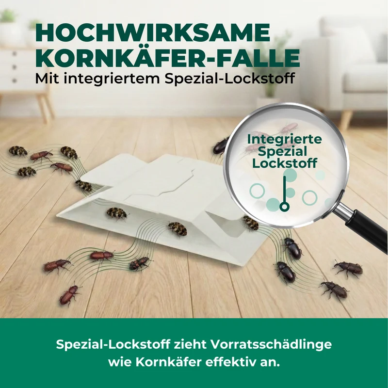 Kornkäferfalle – Universal-Klebefalle mit Lockstoff