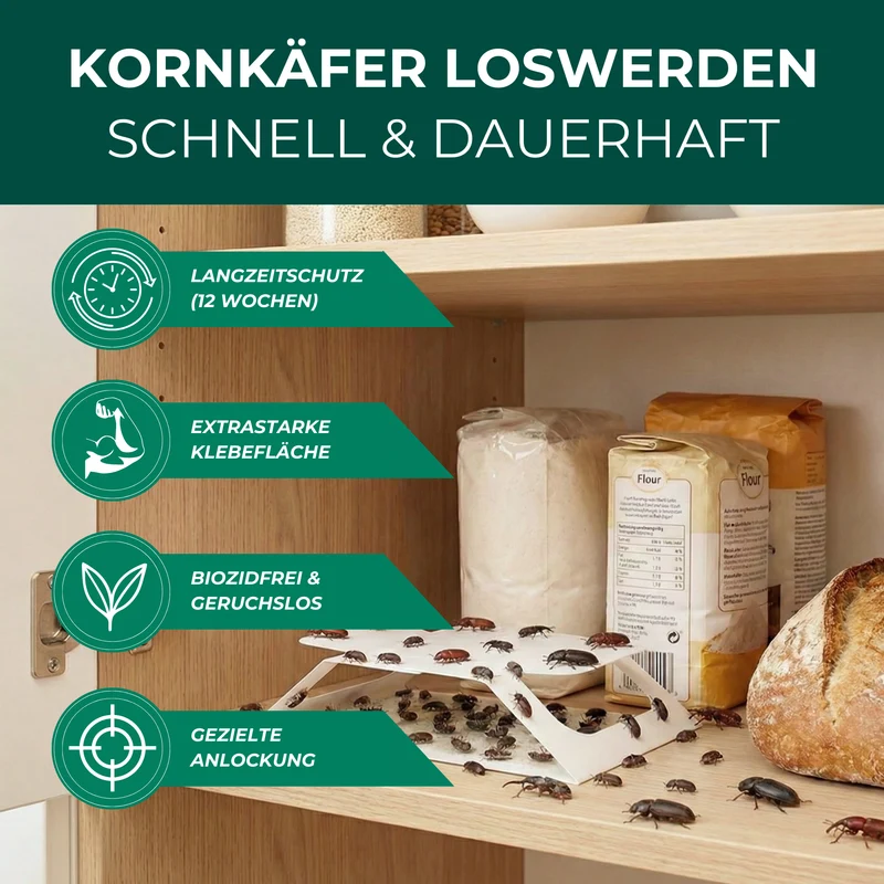 Kornkäferfalle – Universal-Klebefalle mit Lockstoff