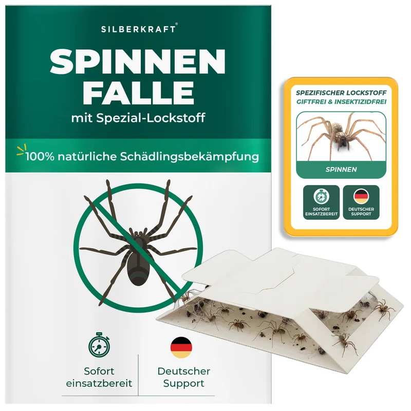 Spinnenfalle – Universal-Klebefalle mit Lockstoff