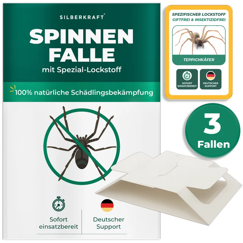 Spinnenfalle – Universal-Klebefalle mit Lockstoff