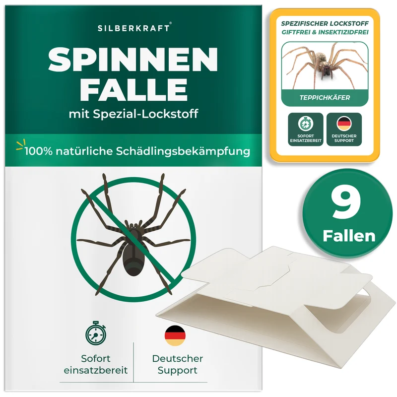 Spinnenfalle – Universal-Klebefalle mit Lockstoff