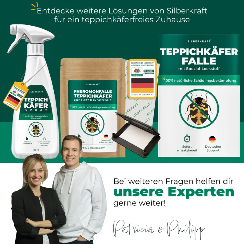 Teppichkäferfalle – Universal-Klebefalle mit Lockstoff