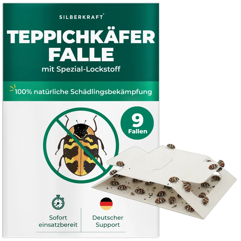 Teppichkäferfalle – Universal-Klebefalle mit Lockstoff