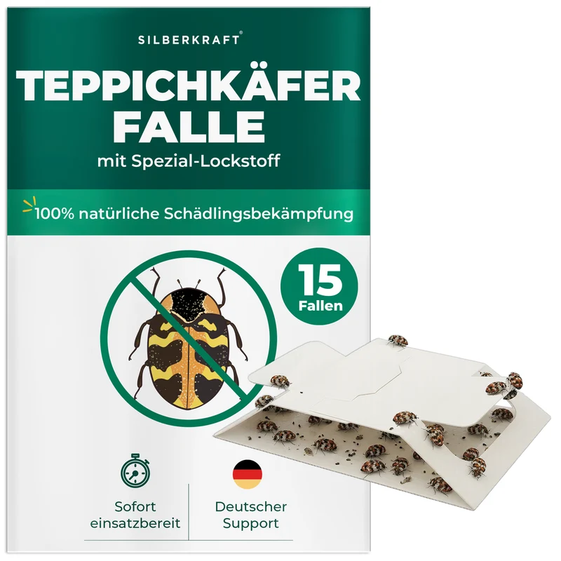 Teppichkäferfalle – Universal-Klebefalle mit Lockstoff