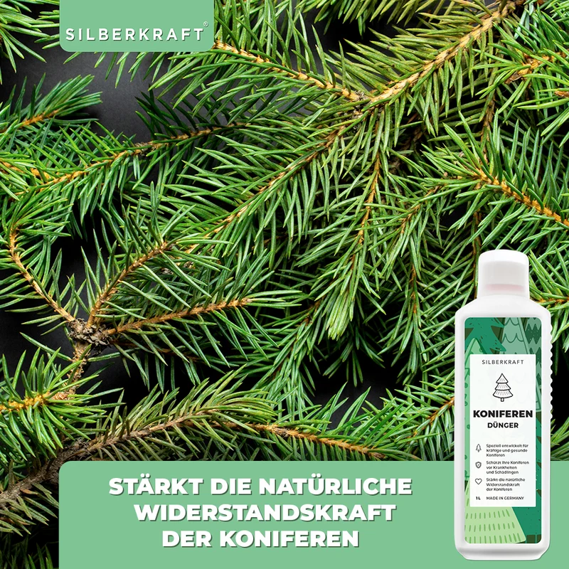 Koniferen Dünger - Mineralischer NPK Flüssigdünger mit Stickstoff - Dünger für Koniferen - Thuja düngen