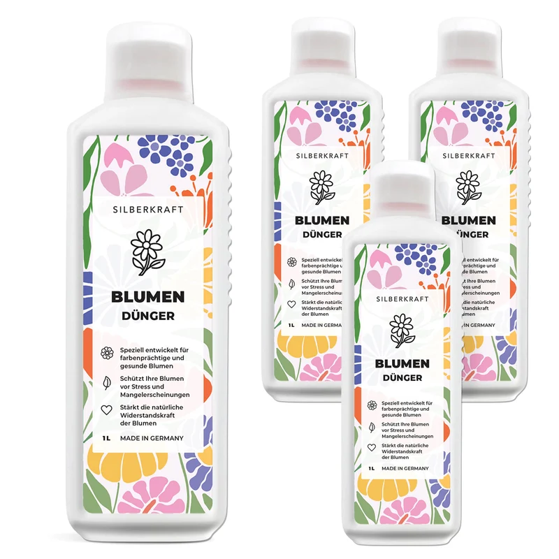 Blumendünger - Mineralischer NPK Flüssigdünger mit Stickstoff - Dünger für Blumen - Blumen Flüssigdünger