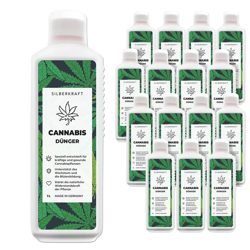 Cannabis Dünger - Mineralischer NPK Flüssigdünger mit Stickstoff - Dünger für Cannabispflanzen - Hanf Dünger