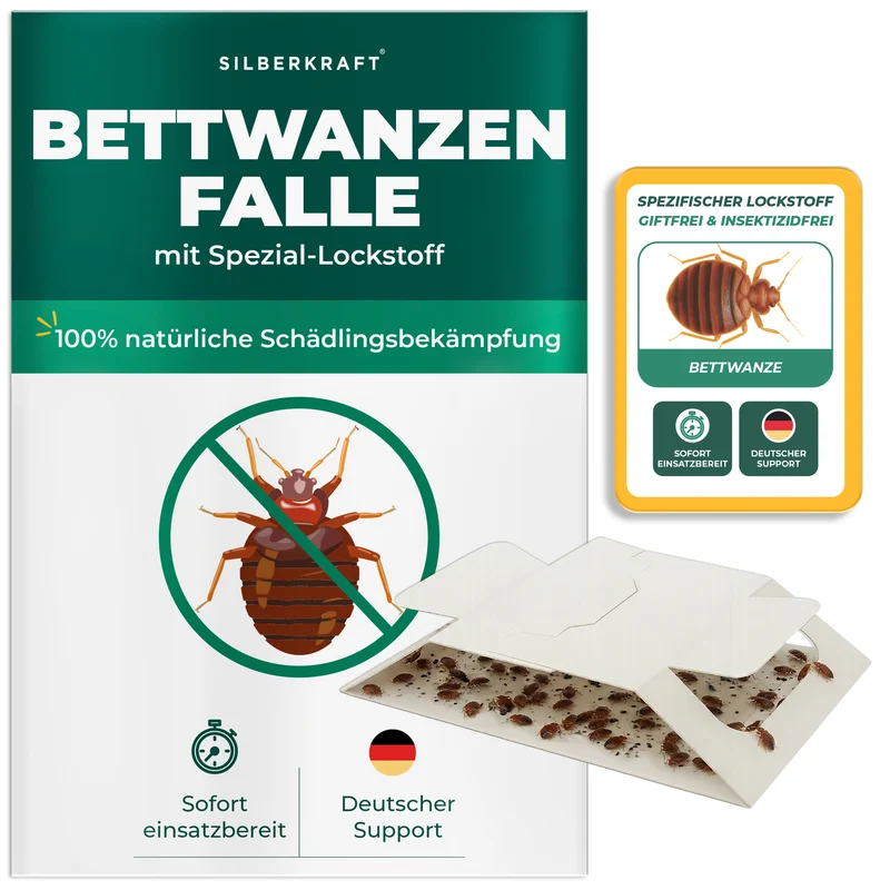 Bettwanzenfalle – Universal-Klebefalle mit Lockstoff