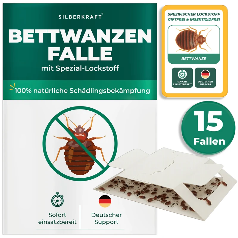 Bettwanzenfalle – Universal-Klebefalle mit Lockstoff