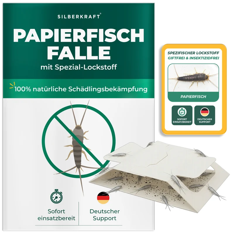 Papierfischfalle – Universal-Klebefalle mit Lockstoff
