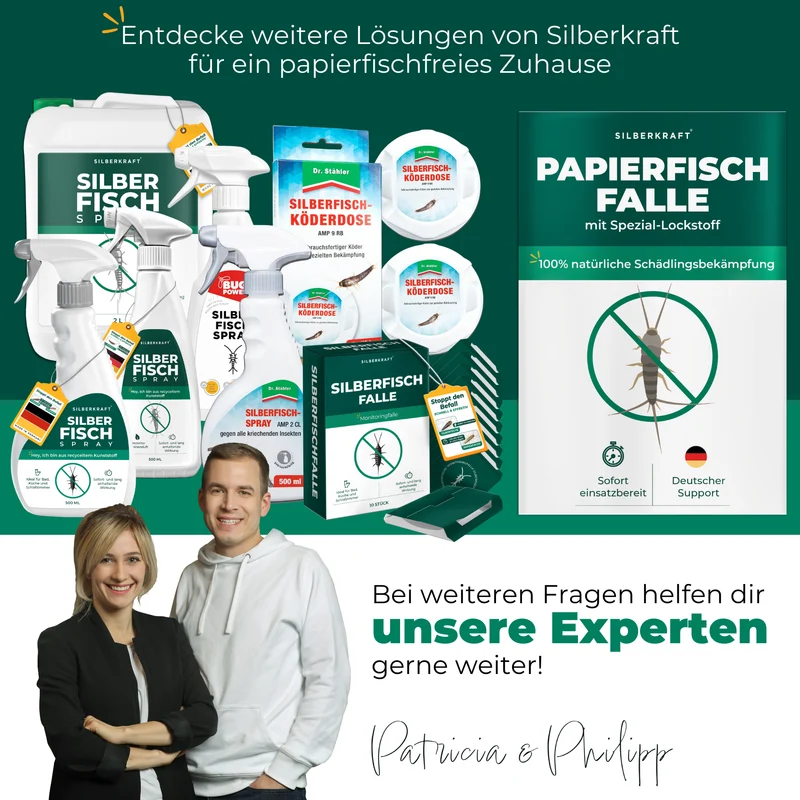 Papierfischfalle – Universal-Klebefalle mit Lockstoff