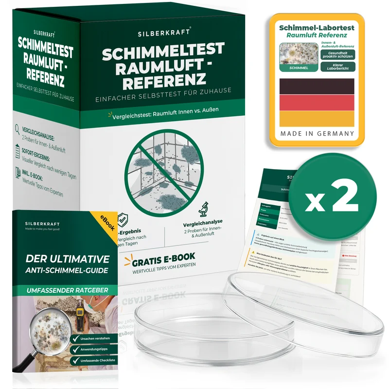 Schimmeltest Raumluft mit Laboranalyse & Außenluft-Vergleich Raumlufttest