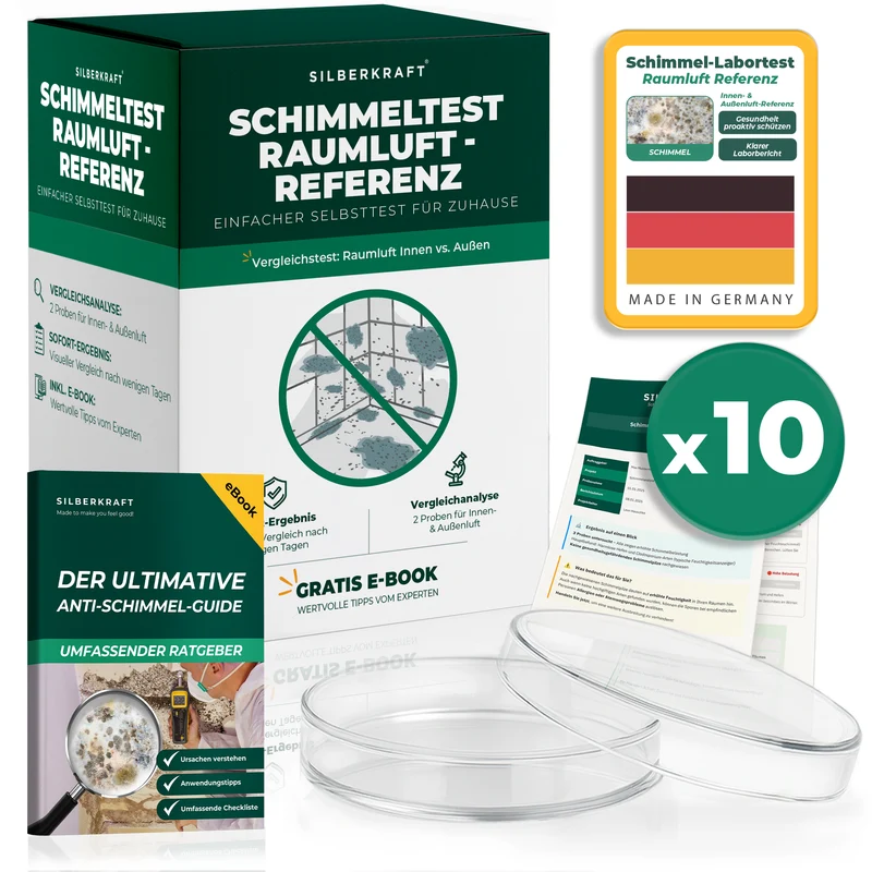 Schimmeltest Raumluft mit Laboranalyse & Außenluft-Vergleich Raumlufttest