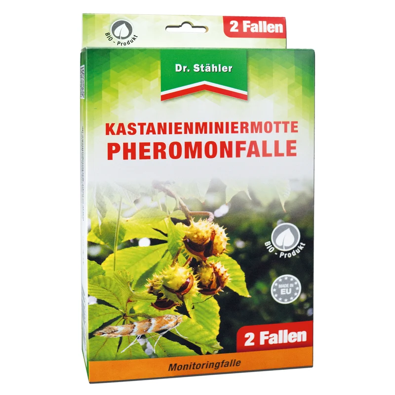 Effektive Pheromon-Falle gegen Kastanienminiermotten