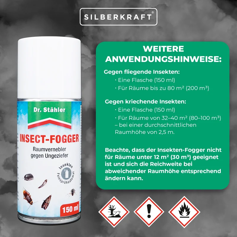 Insekten-Fogger: Raum-Vernebler-Automat gegen Ungeziefer wie Schaben, Käfer und Motten