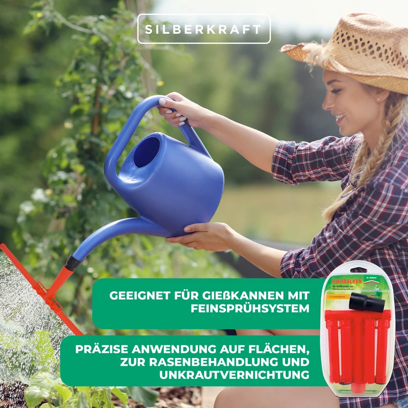 Gießbalken für präzises Gießen und Unkrautvernichtung im Garten