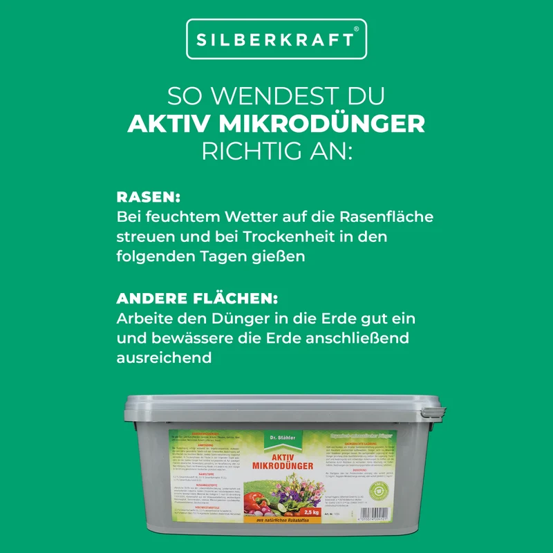 Aktiv Mikrodünger für gesunde Zier- und Nutzpflanzen - fest