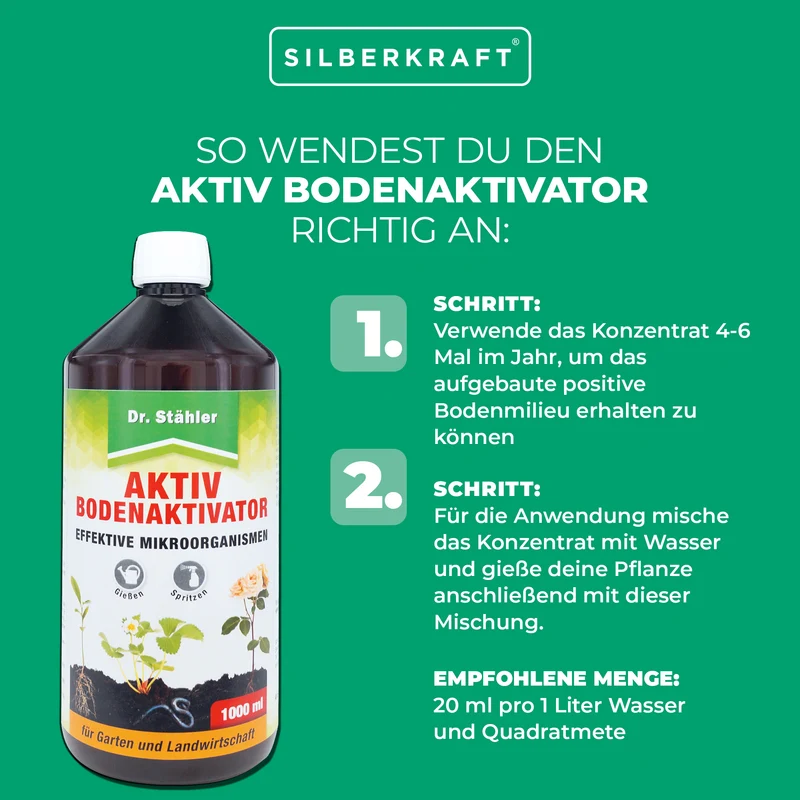 Aktiv Bodenaktivator - Effektive Mikroorganismen für ein gesundes Bodenmilieu