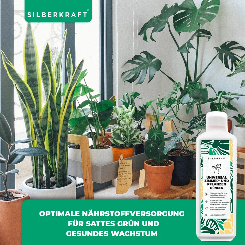 Universaldünger für Zimmer- und Gartenpflanzen - Mineralischer NPK Flüssigdünger mit Stickstoff - Dünger für Gemüse - Pflanzendünger