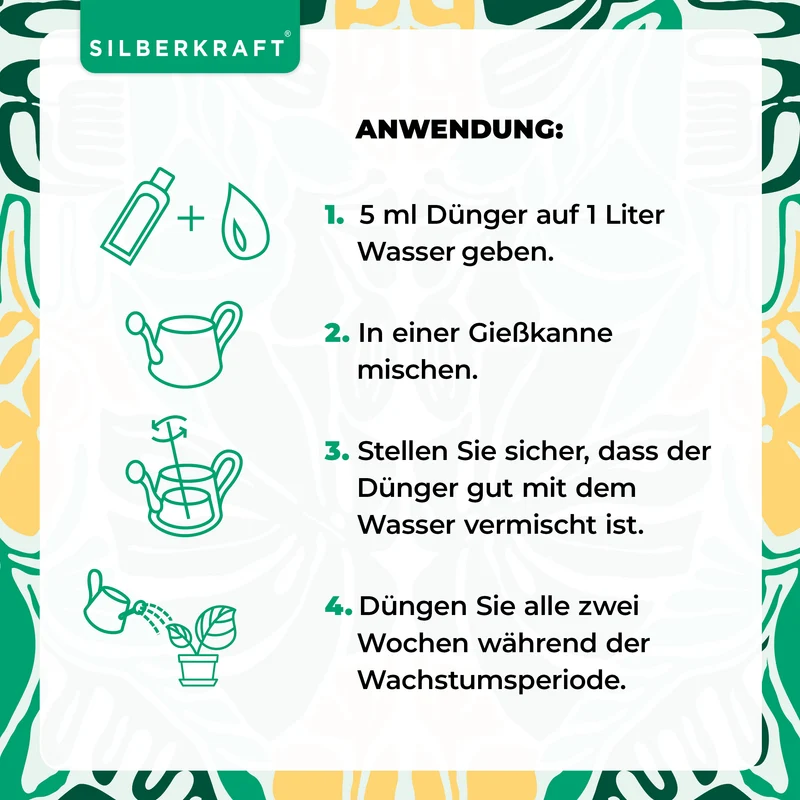 Universaldünger für Zimmer- und Gartenpflanzen - Mineralischer NPK Flüssigdünger mit Stickstoff - Dünger für Gemüse - Pflanzendünger
