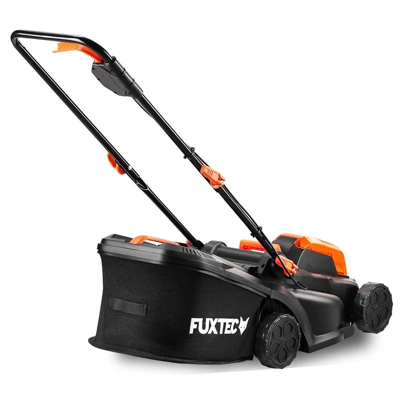 B-WARE FUXTEC 40V Akku Rasenmäher FX-E1RM20 SET mit 2 x Akku 2Ah, Doppel-Ladegerät 2,4A