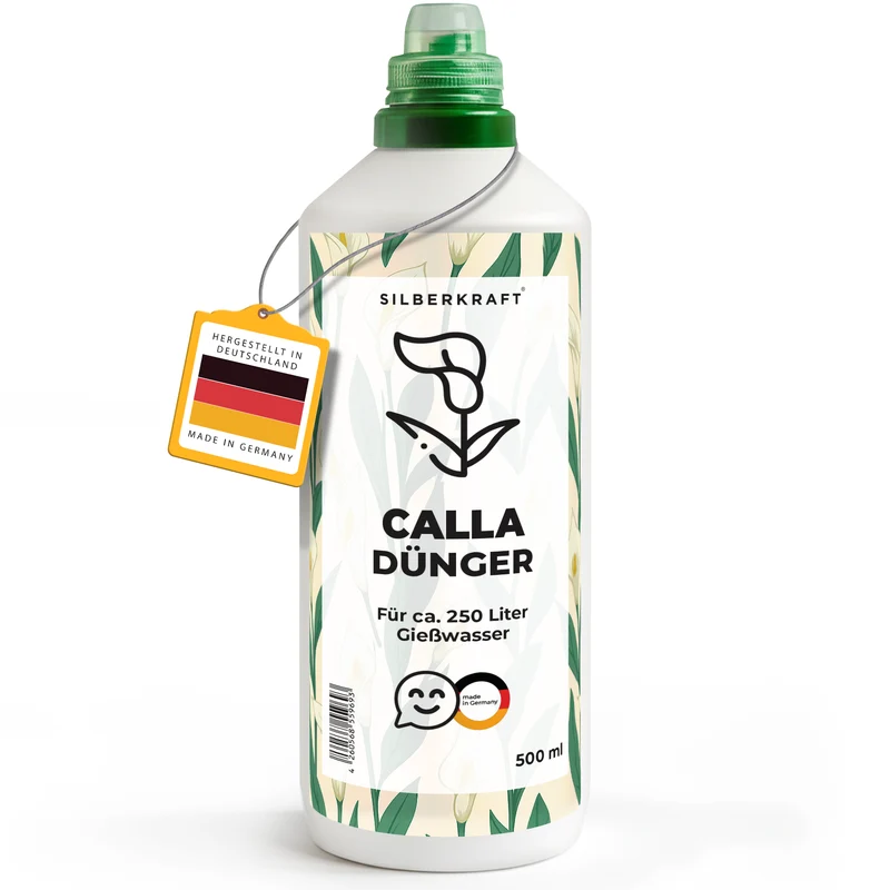 Calladünger – Mineralischer NPK Flüssigdünger mit Stickstoff – Dünger für Calla (Zantedeschia) – Zimmer- & Gartenpflanzen-Dünger