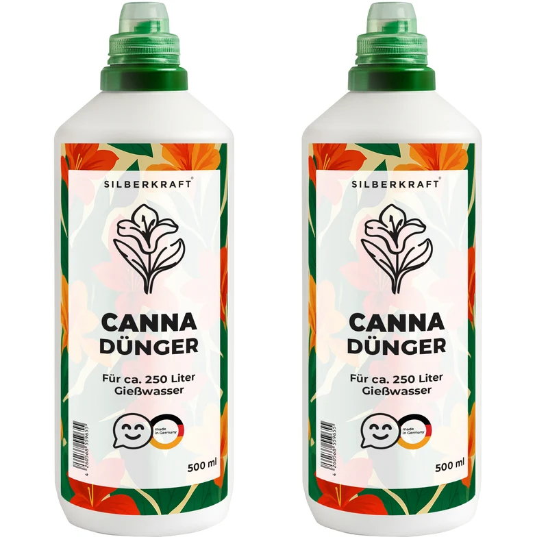 Cannadünger – Mineralischer NPK Flüssigdünger mit Stickstoff – Dünger für Canna (Blumenrohr) – Exoten- & Gartenpflanzen-Dünger