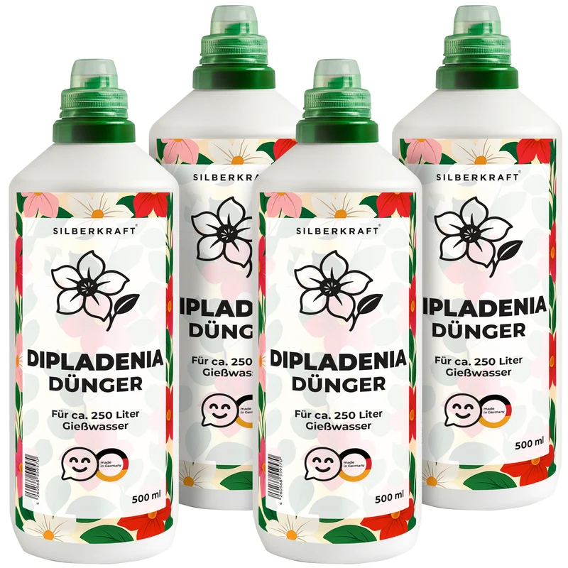 Dipladeniadünger – Mineralischer NPK Flüssigdünger mit Stickstoff – Dünger für Dipladenia (Mandevilla) – Balkon- & Kletterpflanzen-Dünger