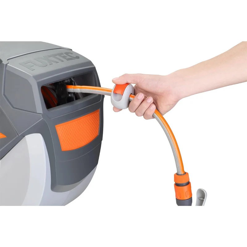 B-WARE FUXTEC Wasserschlauchaufroller 20m rund FX-WSA20