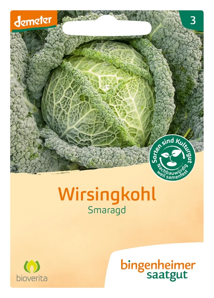 BIO Saatgut Wirsingkohl Smaragd