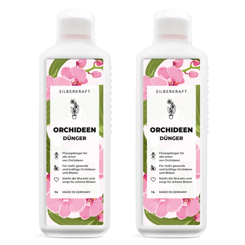 Orchideendünger - Mineralischer NPK Flüssigdünger mit Stickstoff - Dünger für Orchideen - Orchideen düngen