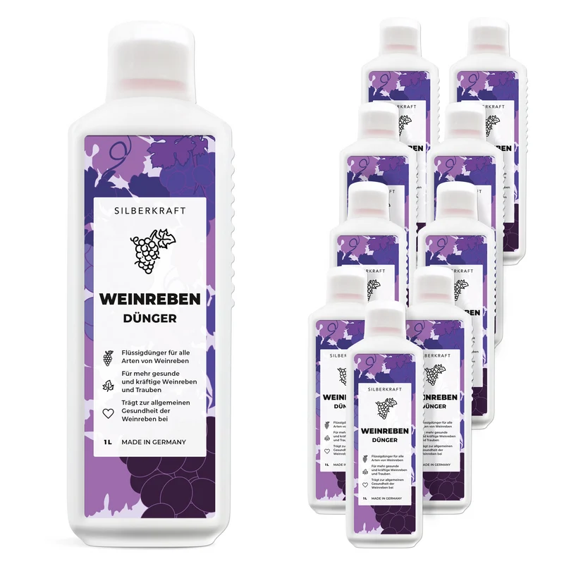 Weinreben Dünger - Mineralischer NPK-Flüssigdünger mit Stickstoff - Dünger für Weinreben - Weinstock Dünger