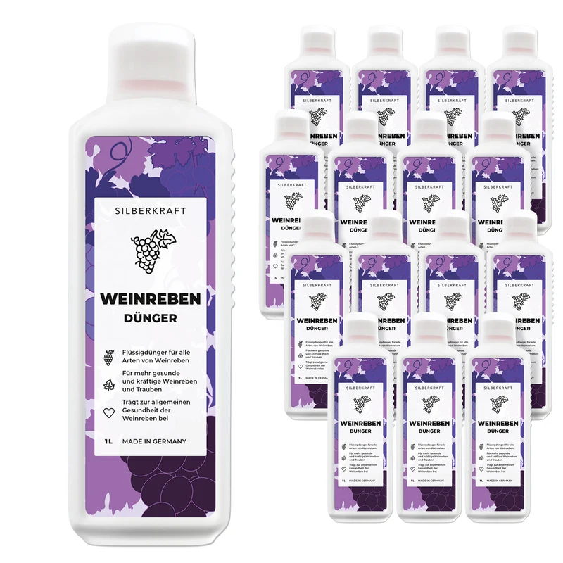 Weinreben Dünger - Mineralischer NPK-Flüssigdünger mit Stickstoff - Dünger für Weinreben - Weinstock Dünger