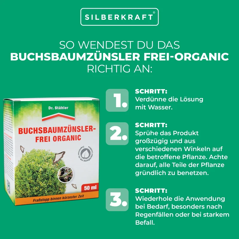 Buchsbaumzünsler-Frei Organic: Schützt effektiv vor Schadinsekten
