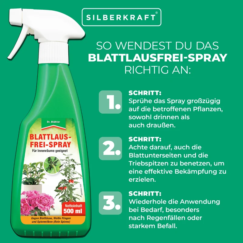 Blattlausfrei-Spray: Effektiver Schutz für Obst, Gemüse & Zierpflanzen