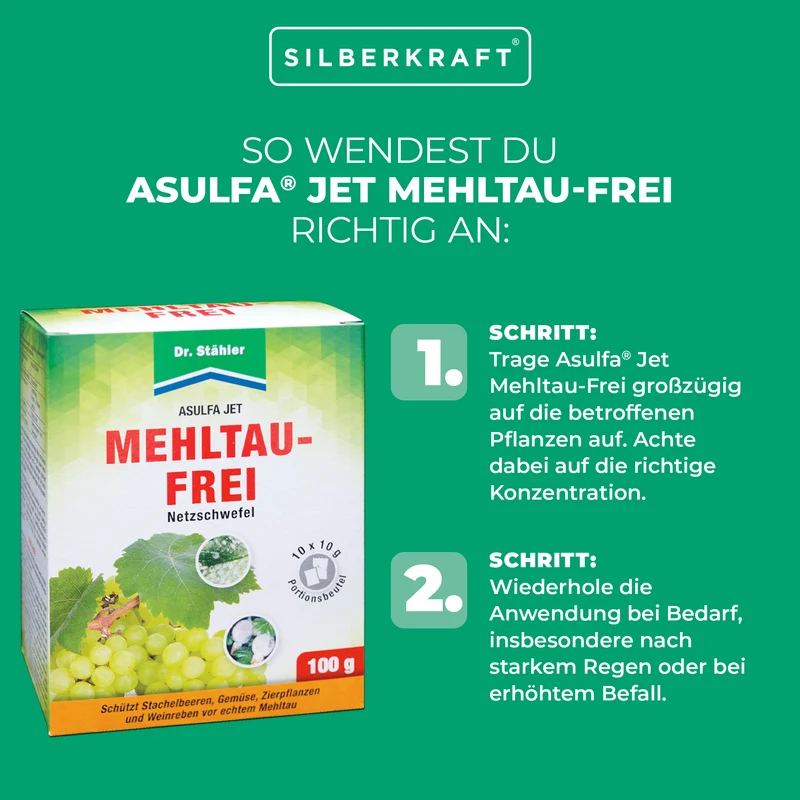 Asulfa® Jet Mehltau-Frei: Zuverlässiger Schutz gegen Mehltau und Milben