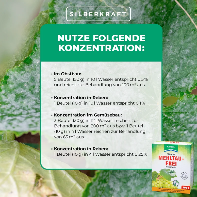 Asulfa® Jet Mehltau-Frei: Zuverlässiger Schutz gegen Mehltau und Milben