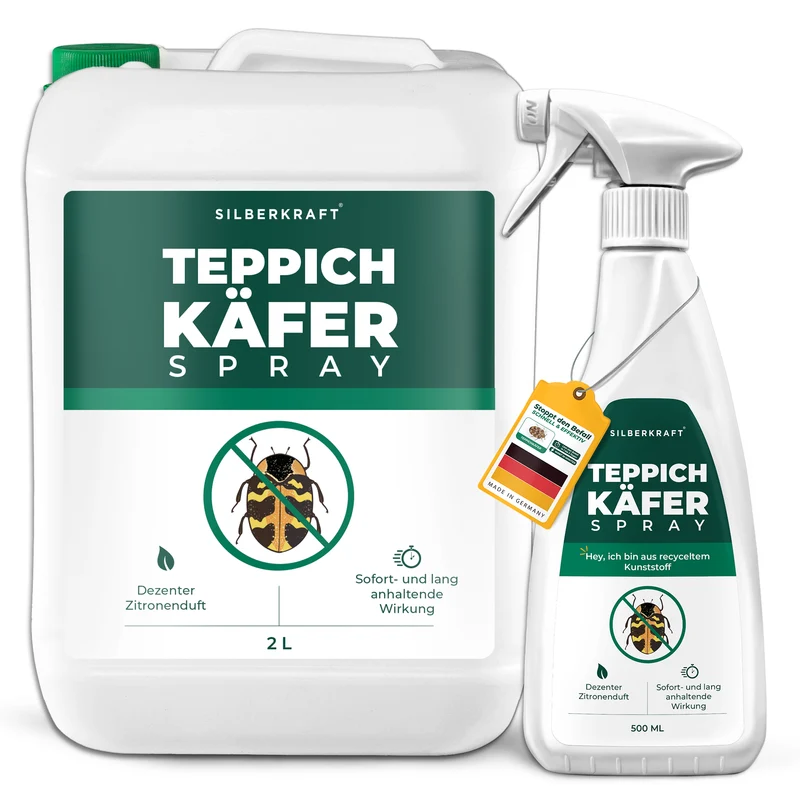 Teppichkäfer Spray - Teppichkäfer vertreiben & loswerden