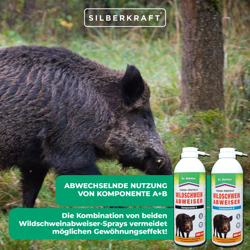 Ferox-Protect Wildschweinabweiser Spray - Komponente A für den Schutz vor Schwarzwildschäden