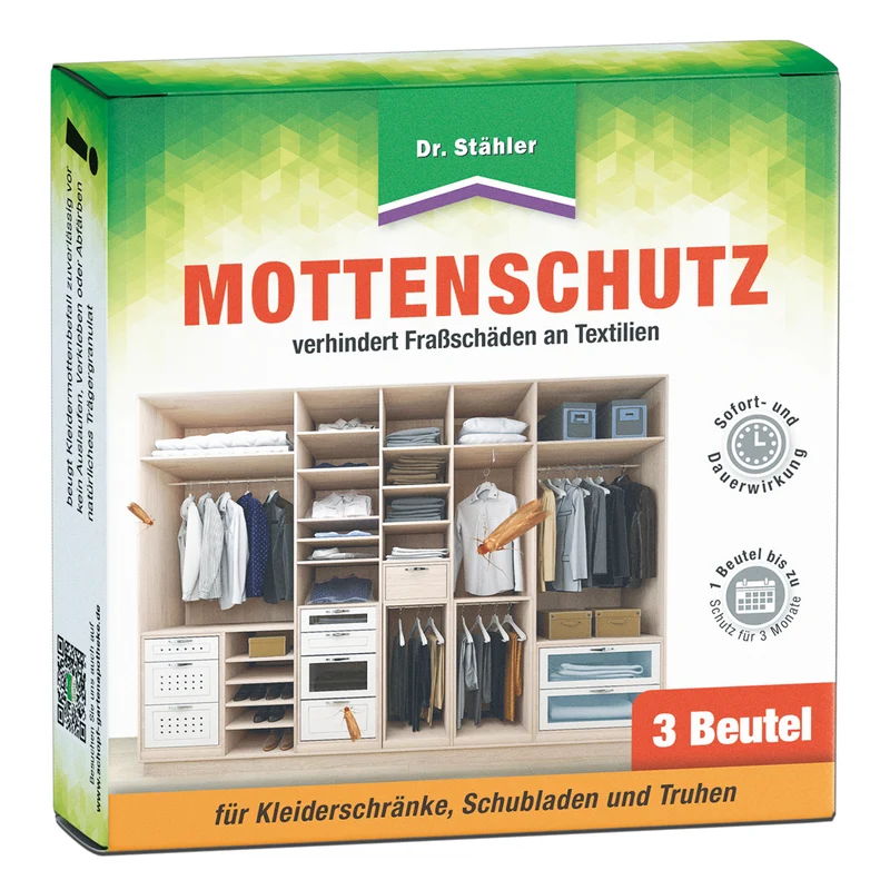 Effektiver Mottenschutz: Duftbeutel gegen Fraßschäden an Kleidung & Textilien