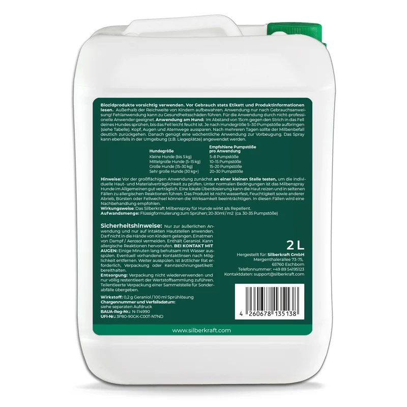 Milbenspray für Hunde