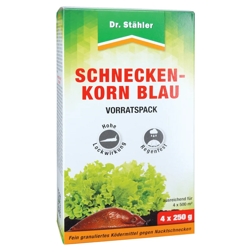 Schneckenkorn blau: Schützendes Schneckenmittel für die Gartenpflanzen